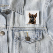 German Shepherd Puppy Button (Beispiel)