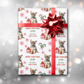 German Shepherd Puppy Christmas Geschenkpapier