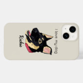 German Shepherd Puppy Dog Lover Case-Mate iPhone Hülle (Rückseite (Horizontal))