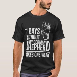 German Shepherd Puppy Dog Mama Vater Schäfer T-Shirt
