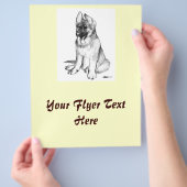 German Shepherd Puppy Flyer (Hand)