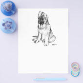 German Shepherd Puppy Flyer (Einzeln)