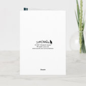 German Shepherd Puppy Funny Birthday Card Karte (Rückseite)