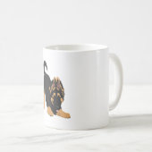 German Shepherd Puppy Kaffeetasse (VorderseiteRechts)