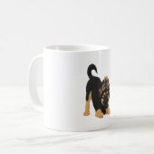 German Shepherd Puppy Kaffeetasse (Vorderseite Links)