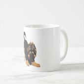 German Shepherd Puppy Kaffeetasse (VorderseiteRechts)