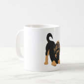 German Shepherd Puppy Kaffeetasse (Vorderseite Links)