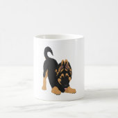 German Shepherd Puppy Kaffeetasse (Mittel)