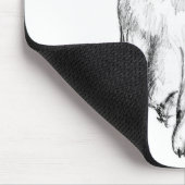 German Shepherd Puppy Mousepad (Ecke)