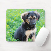 German Shepherd Puppy Mousepad (Mit Mouse)
