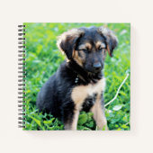 German Shepherd Puppy Notizblock (Vorderseite)