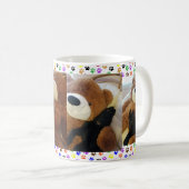 German Shepherd Puppy & Riesenteddy Bear, ZKA Kaffeetasse (VorderseiteRechts)