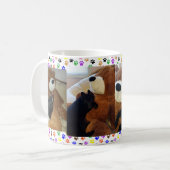 German Shepherd Puppy & Riesenteddy Bear, ZKA Kaffeetasse (Vorderseite Links)