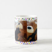 German Shepherd Puppy & Riesenteddy Bear, ZKA Kaffeetasse (Mittel)