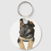 German Shepherd Puppy Schlüsselanhänger (Vorderseite)