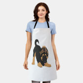 German Shepherd Puppy Schürze (Getragen)