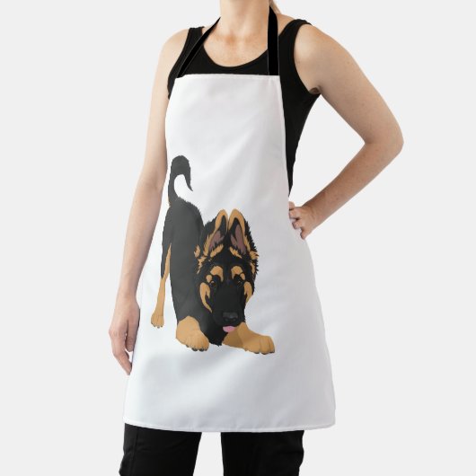 German Shepherd Puppy Schürze (InSitu)