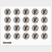 German Shepherd Puppy Stickers (Blatt)