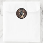 German Shepherd Puppy Stickers (Tasche)
