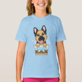 German Shepherd Puppy T - Shirt (Vorderseite)