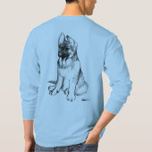 German Shepherd Puppy T-Shirt (Rückseite)