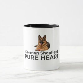 German Shepherd Pure Heart Mug – Loyal Dog Gift Tasse