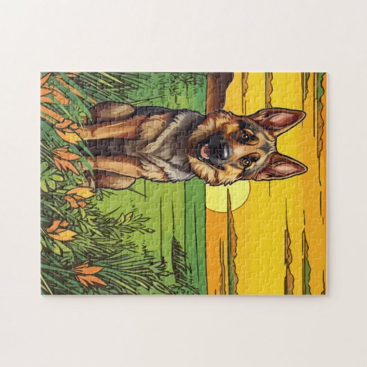 German Shepherd Puzzle (Horizontal)