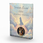 German Shepherd Rainbow Bridge Acrylic Photo Block (Rechts)