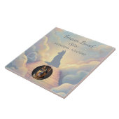 German Shepherd Rainbow Bridge Photo Tile Fliese (Seite)