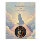 German Shepherd Rainbow Bridge Poster (Vorderseite)