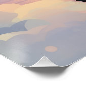 German Shepherd Rainbow Bridge Poster (Ecke)