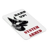 German Shepherd Rescue Central Tx lustiger Magnet  (Rechte Seite)