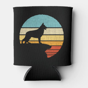 German Shepherd Retro Vintag 60er 70er Dog Owner Dosenkühler