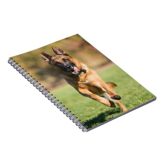 German Shepherd Running Notizblock (Rechte Seite)
