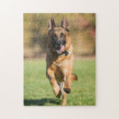 German Shepherd Running Puzzle (Vertikal)