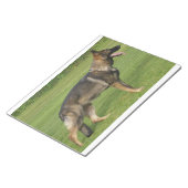 German Shepherd Sable Full Notizblock (angewinkelt)