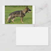 German Shepherd Sable Full Visitenkarte (Vorne/Hinten)