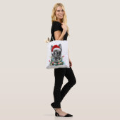 German Shepherd Santa Christmas Tree Lights Xmas B Tasche (Am Model)