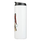 German Shepherd Santa Claus Dog Weihnachten Thermosbecher (Nach rechts gedreht)