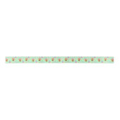 German Shepherd Satin Ribbon in Green Satinband (Vorderseite)
