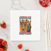 German Shepherd Serviette (Beispiel)