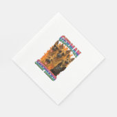 German Shepherd Serviette (Ecke)