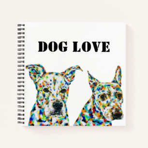 German Shepherd Shar pei & Pitbull Labrador Notebo Notizblock