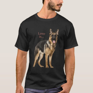 German Shepherd Shirt Schäfer Hund Mama Vater Lieb
