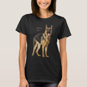 German Shepherd Shirt Schäfer Hund Mama Vater Lieb