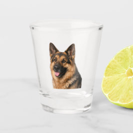 German Shepherd Shot Glass Schnapsglas