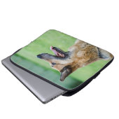 German Shepherd Side Portrait Laptopschutzhülle (Vorne Knopf)