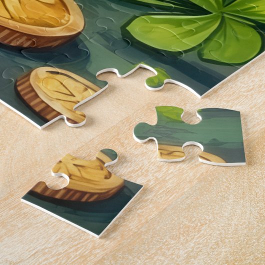 German Shepherd St Patrick’s Day Lucky Dog Puzzle (Seite)
