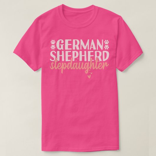 German Shepherd Steptochter T-Shirt (Design vorne)
