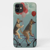 German Shepherd Tandem Case-Mate iPhone Hülle (Rückseite)